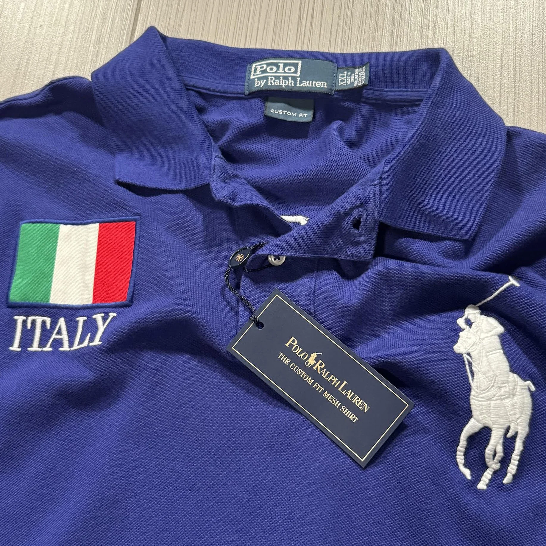 Polo Ralph Lauren Italy Blue Rugby (Size XXL) NWT — RootsBK